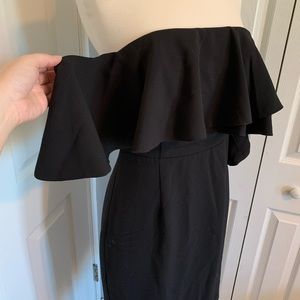 Black lulus midi dress